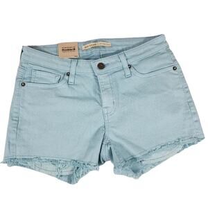 NWT Soft Blue Buckle Big Star Mid Rise Denim Shorts Size 26